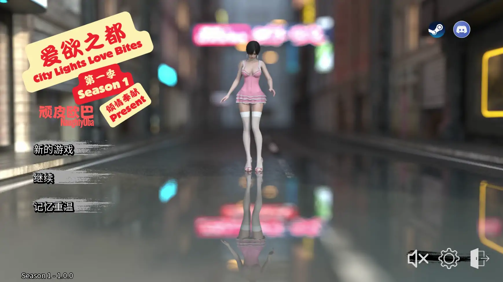 【欧美SLG/AI汉化/熟女】爱欲之都s1v1.0.0  AI汉化版【PC/5.39G/更新】City Lights Love Bites [S1 v1.0.0]