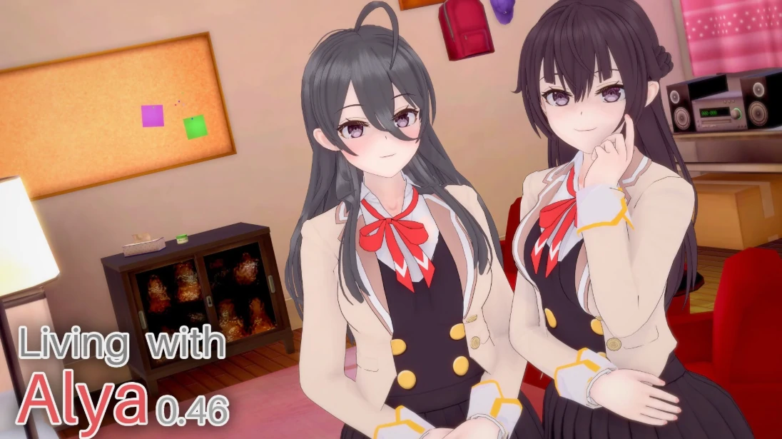 【日系SLG/AI汉化/3D】与艾莉亚一起生活0.46 AI汉化版【PC+安卓/2G/更新】Living with Alya (别名：与阿尔雅一起生活)